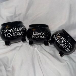 Harry Potter mini ceramic cauldrons